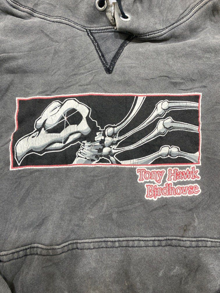 Vintage Tony Hawks BirdHouse Hoodie, Men's Fashion, Tops & Sets