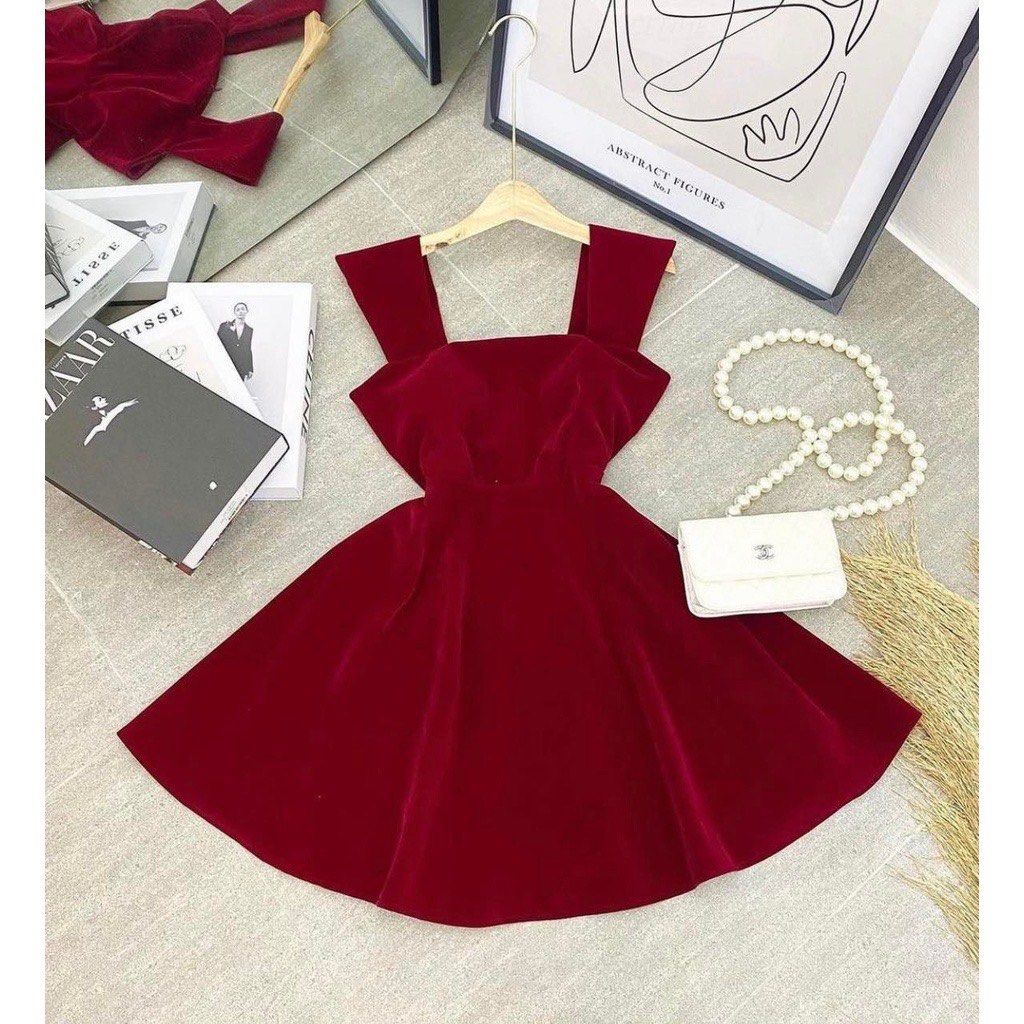 Short red on sale christmas dresses