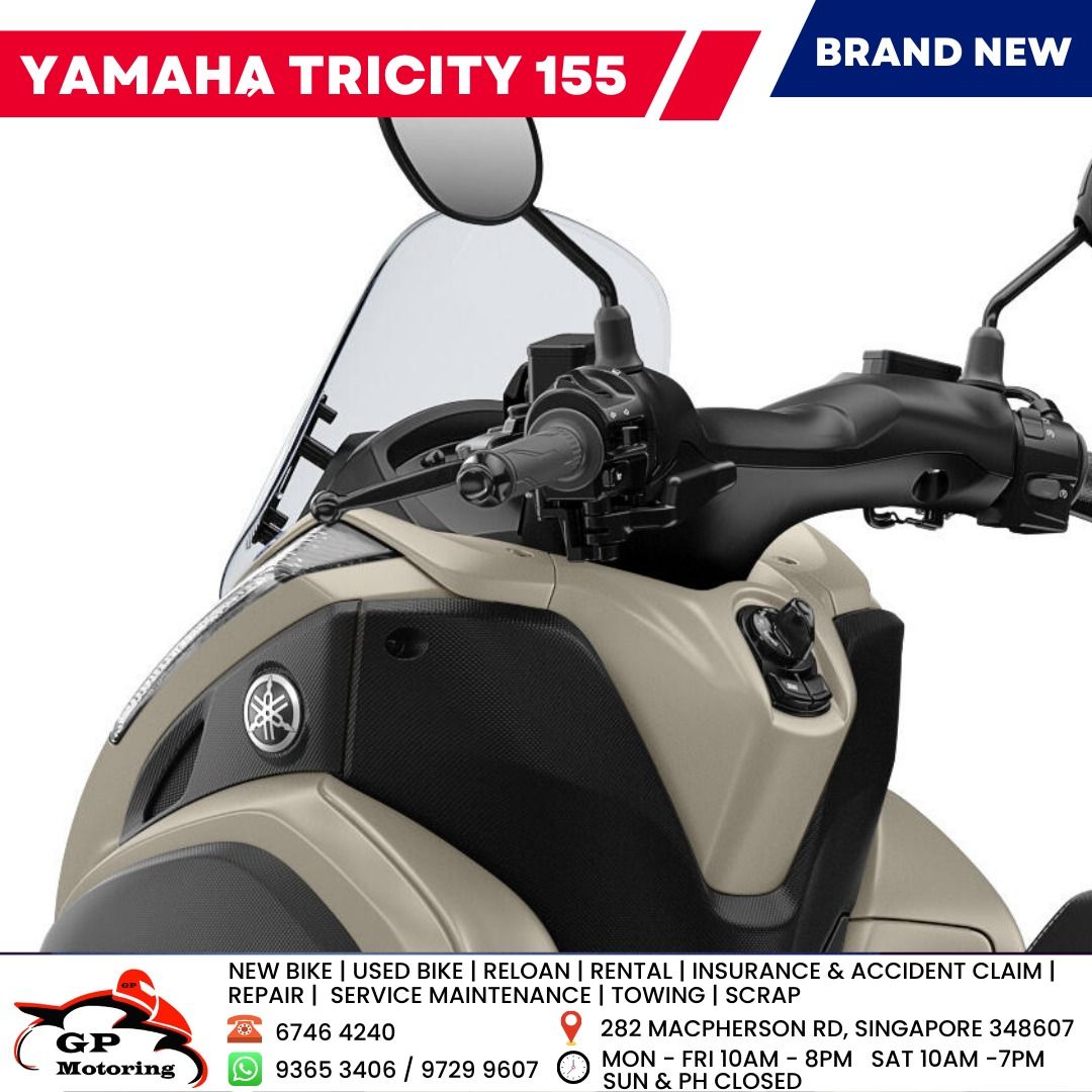YYSGX,Support téléphone Moto,pour Yamaha Tricity 125 Tricity 155