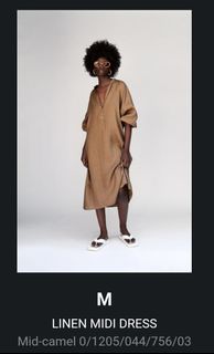 Zara linen midi dress