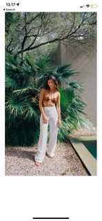 Zara long flowing trousers