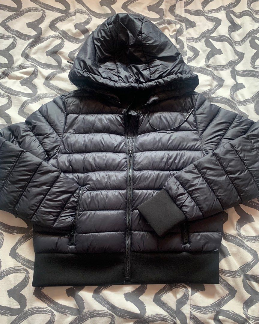 Zara top packable puffer