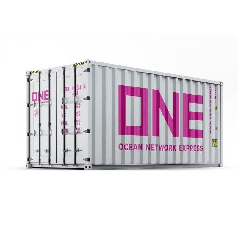 Diecast Freight Container Pink Model Ocean Network Express Gift Kids Toys  Desktop Crafts Container Model Simulation Ornaments