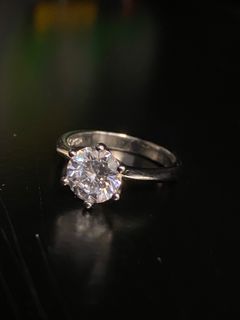 1 Ct. Round Diamond 6 Prong Solitaire Ring