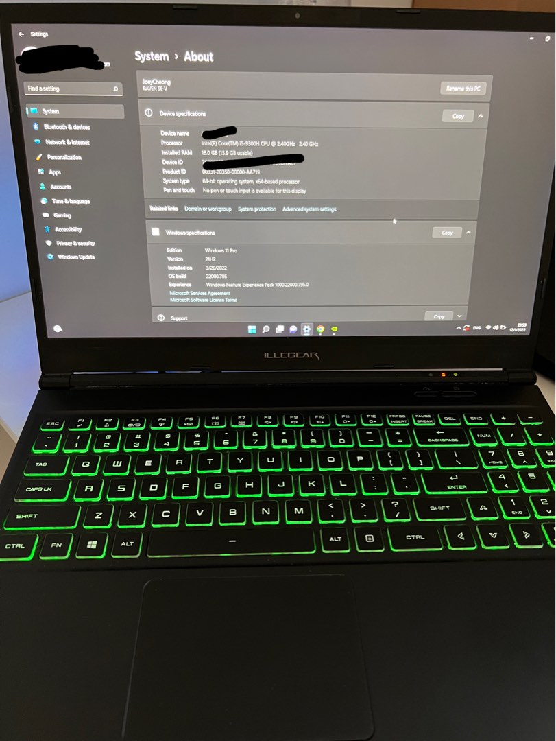 2020 Raven SE-V for sales, Computers & Tech, Laptops & Notebooks on ...