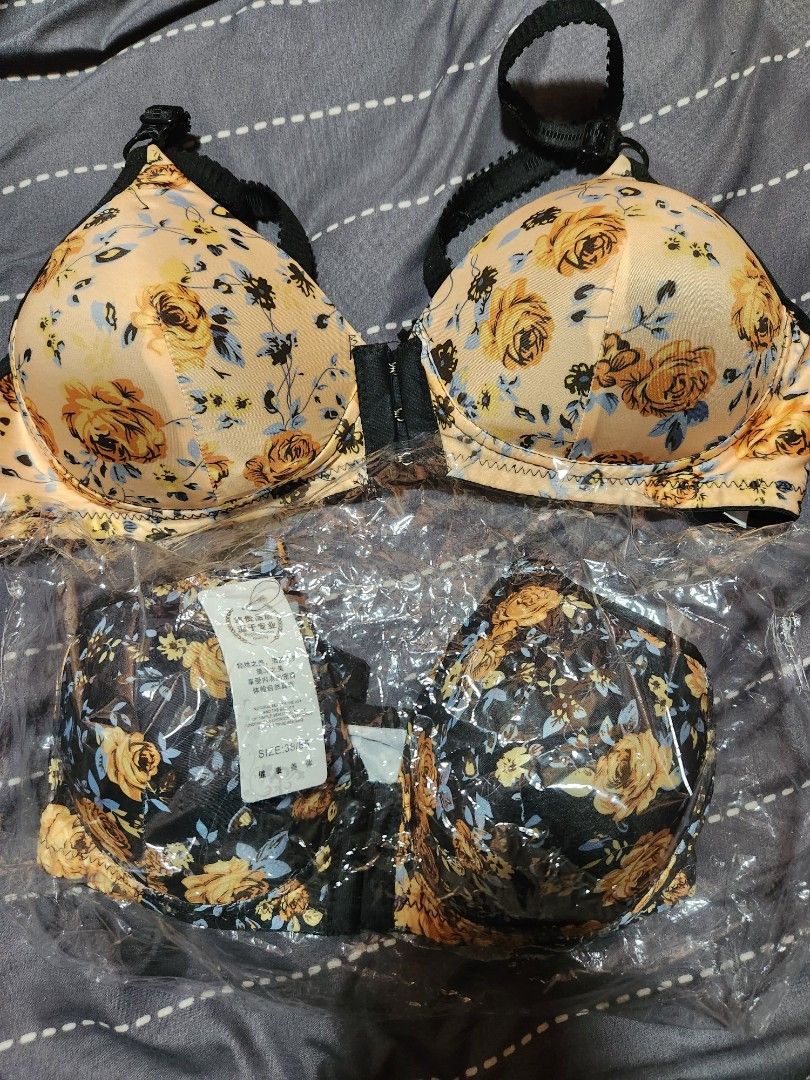 Bra High Quality Premium size 38/85 cup ABC Wireless Push up Lace Hook