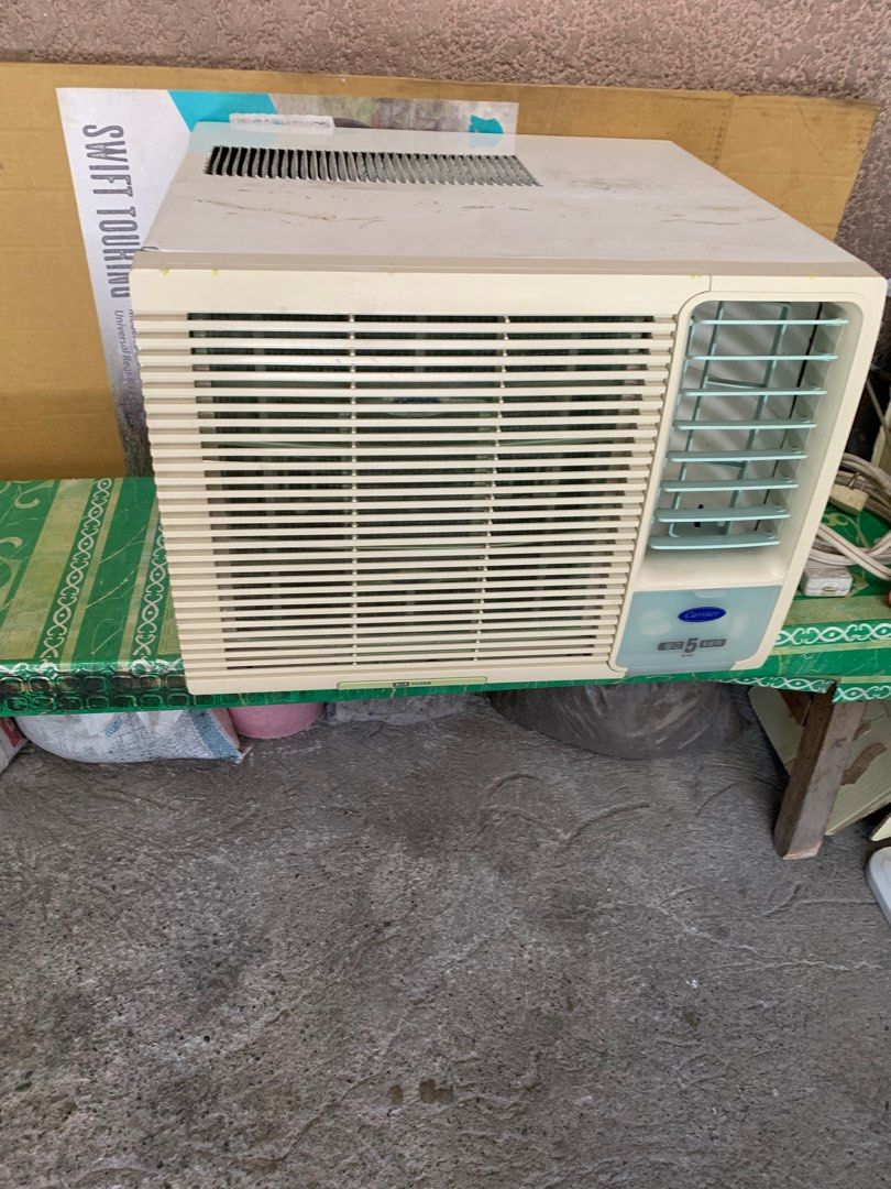 2nd hand carrier aircon 1hp, TV & Home Appliances, Air Conditioning and Heating on Carousell