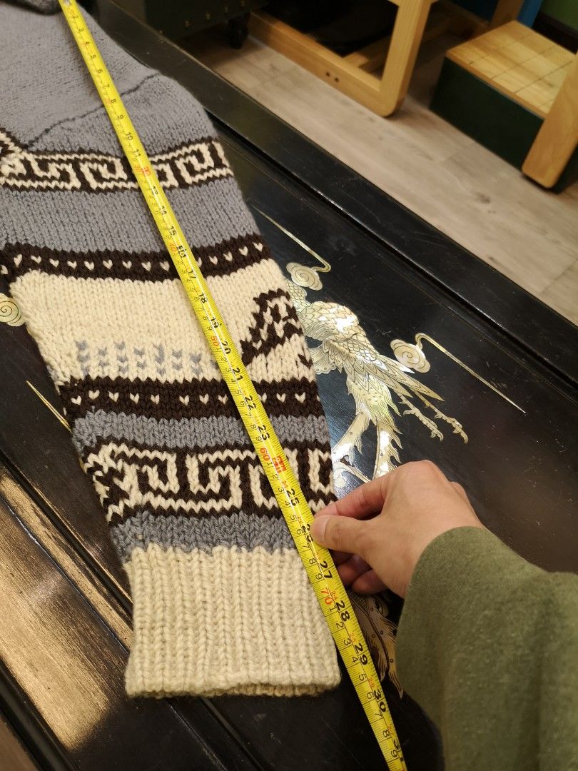 🦅任選$500/3件古著舊物擺設Vintage canadian knitwear navajo peacoat