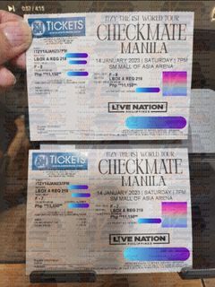 🌟 2 Adjacent Itzy The First World Tour Checkmate Manila D-1 (January 14 Show) 🌟