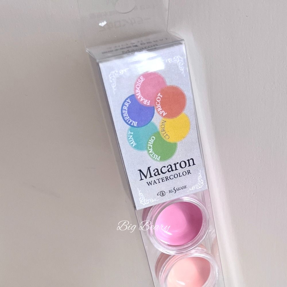 [現貨] 日本製 Kusakabe 固體水彩 馬卡龍 6 色 | Kusakabe Solid Watercolor Macaron 6 ...