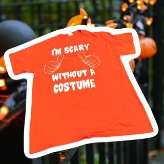 🎃 vintage Halloween Statement T-shirt costume size L fits XL