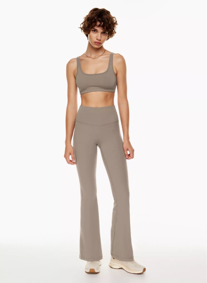 Aritzia TNA butter flared leggings, Women's Fashion, Activewear on