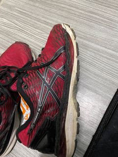 Asics gel nimbus  18 mens discount red