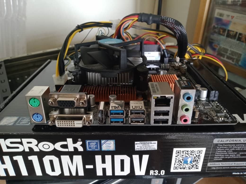 ASRock H110MDVS/D3+core i3 6100