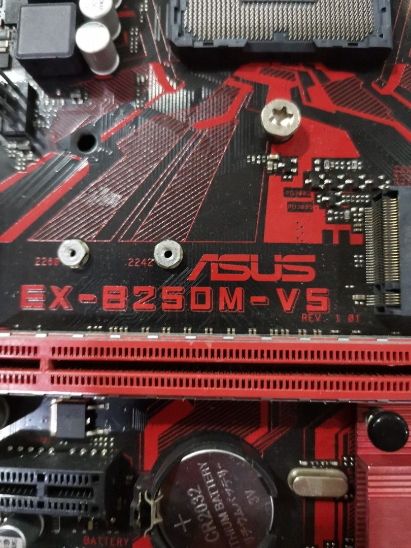 Asus B250M-V5 motherboard, Computers & Tech, Parts & Accessories ...