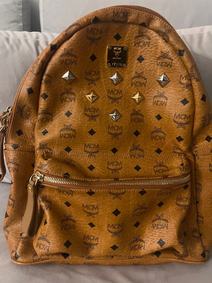 Real 2024 mcm backpack