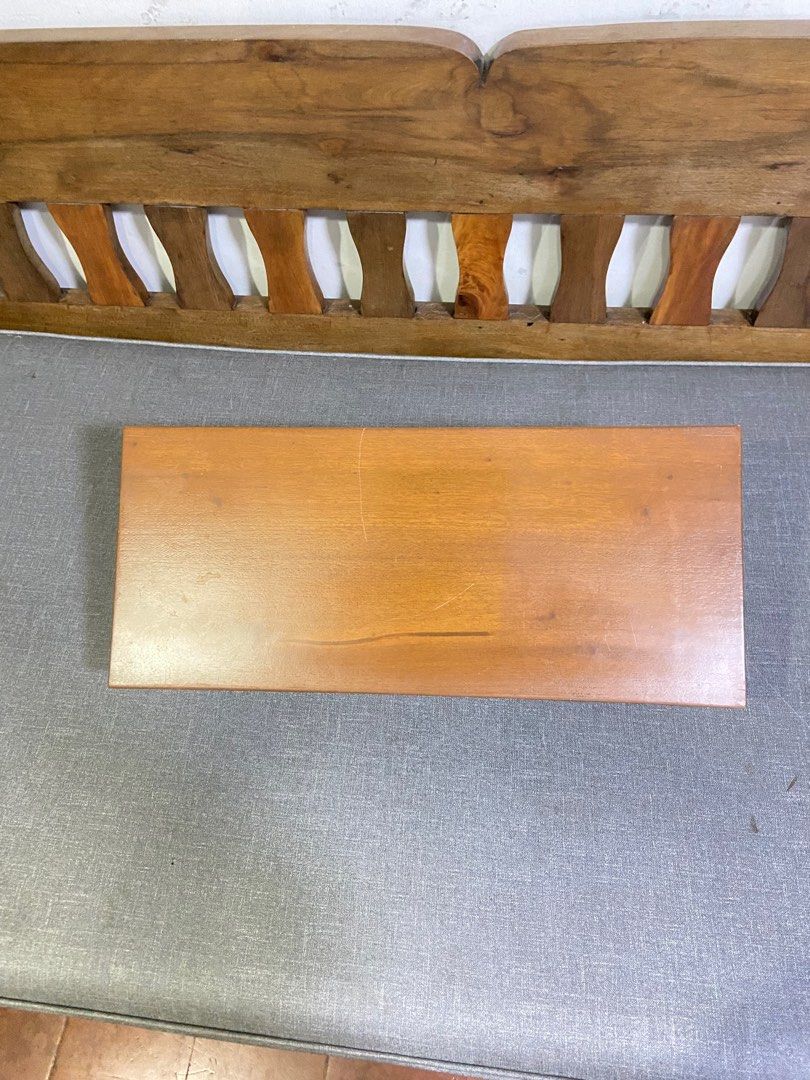 AV Make Mahogany Monitor Riser, Furniture & Home Living, Furniture, Tables & Sets on Carousell