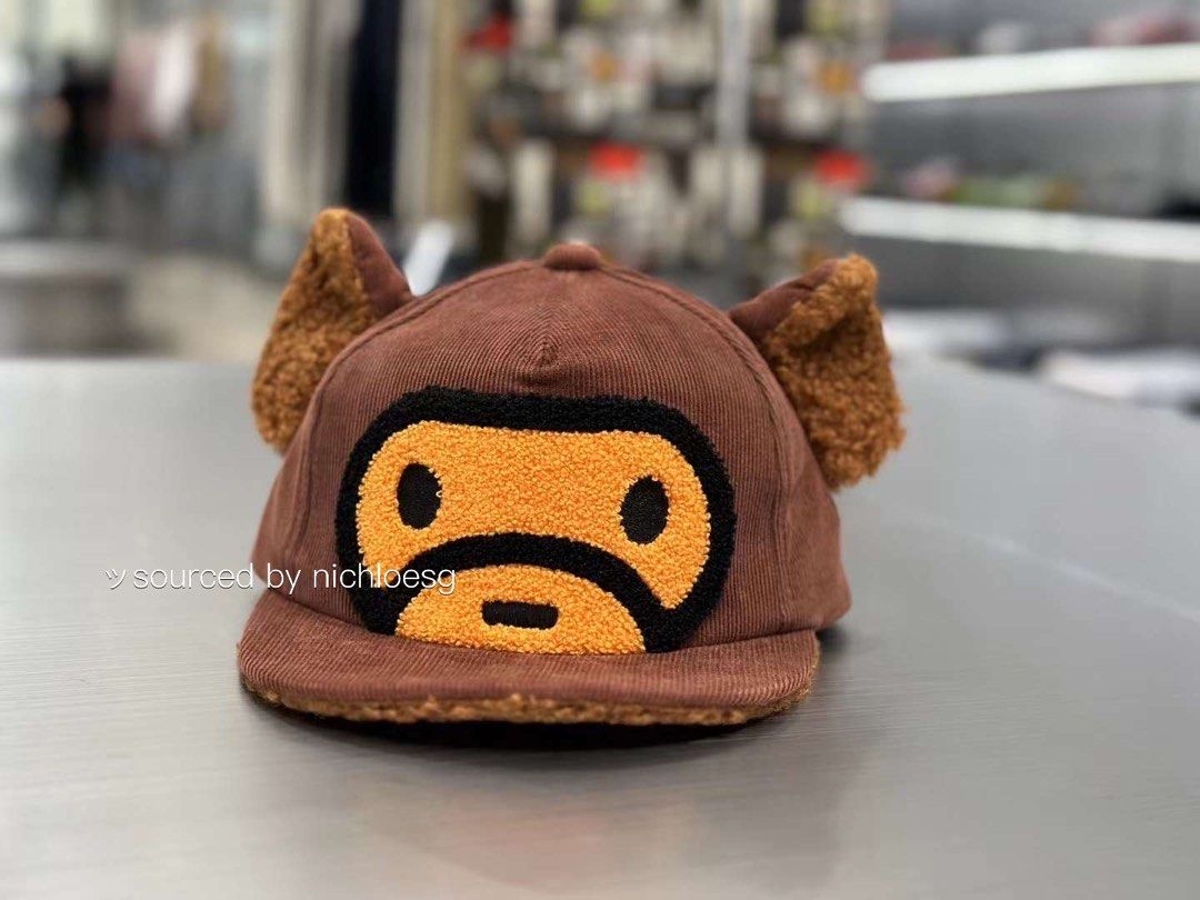 BAPE BABY MILO BEAR EAR CAP Babies Kids Babies Kids Fashion