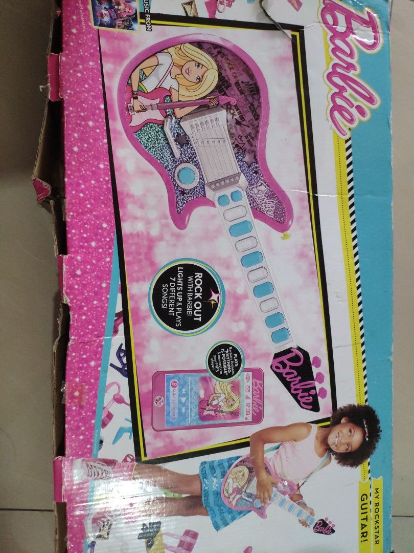 Barbie My Rockstar Guitar, Hobbies & Toys, Toys & Games on Carousell