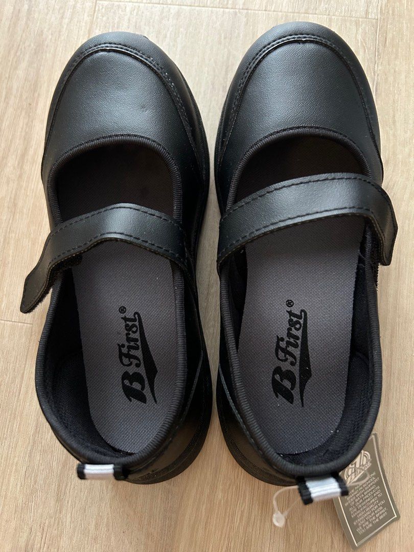 Bata black school shoes girls, Babies & Kids, Babies & Kids Fashion on