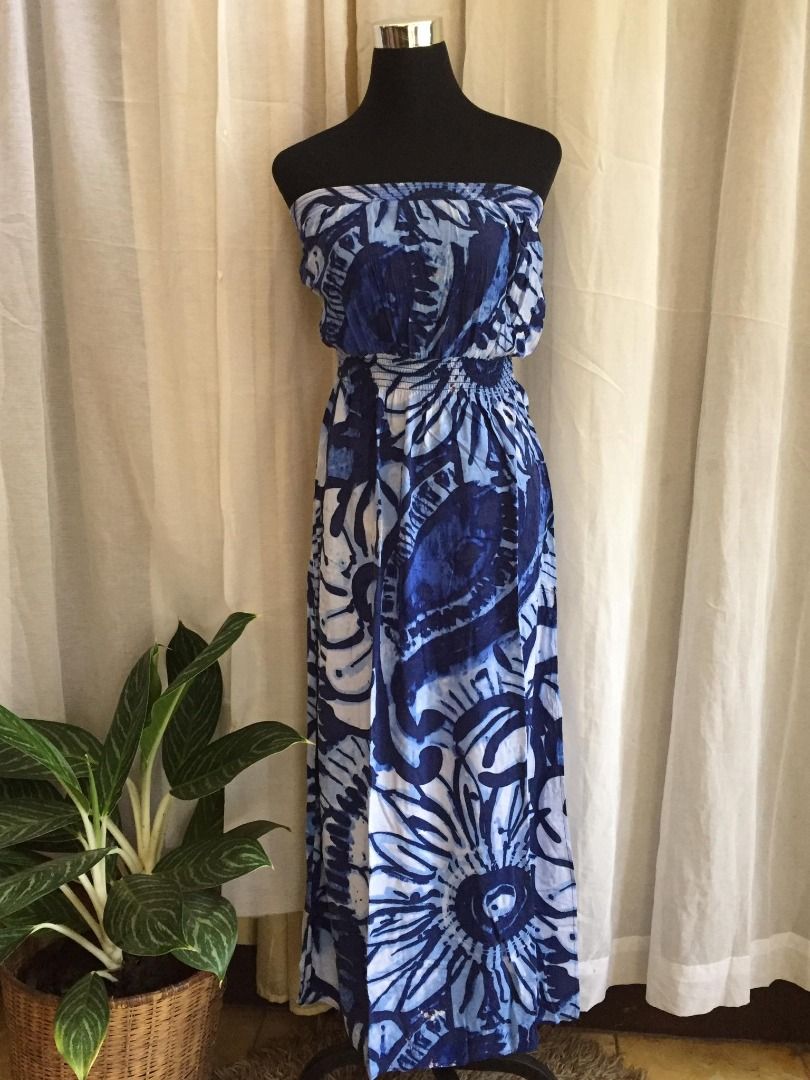 BATIC Tube Maxi Dress, Women's Fashion, Dresses & Sets, Dresses on ...