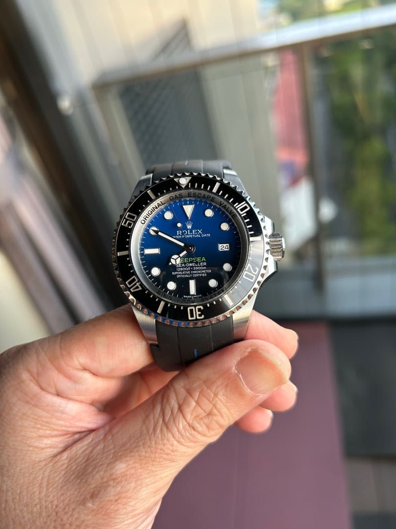 Rolex deepsea blu deals
