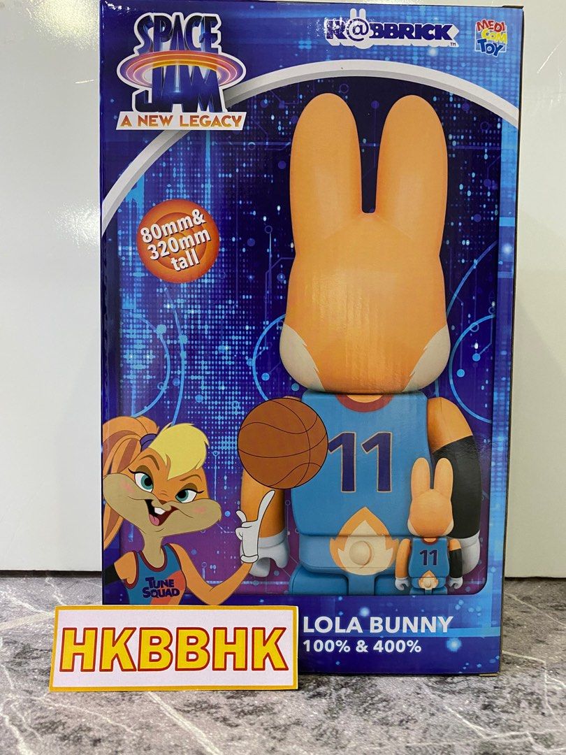 Be@rBrick LOLA BUNNY 蘿拉兔400％ & 100％, 興趣及遊戲, 玩具& 遊戲類 