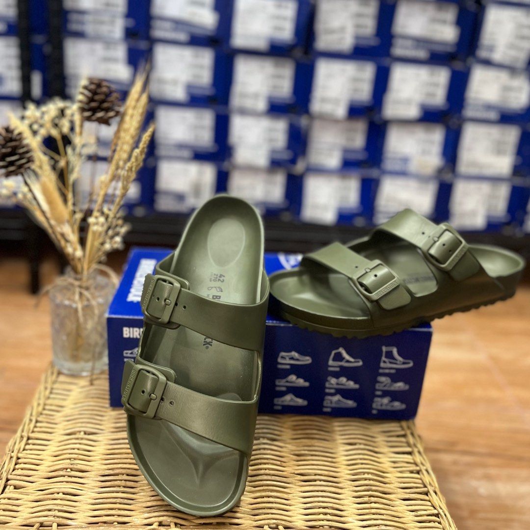 Birkenstock arizona eva men's khaki clearance
