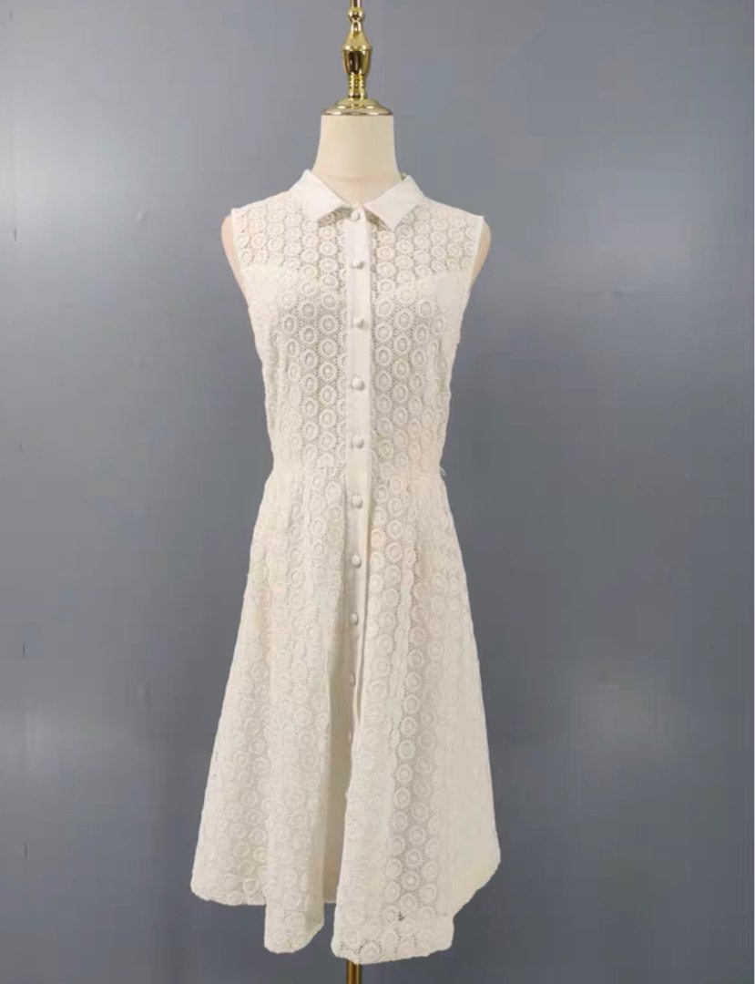 Bn Calvin Klein White Lace Dress 8 Women s Fashion Dresses