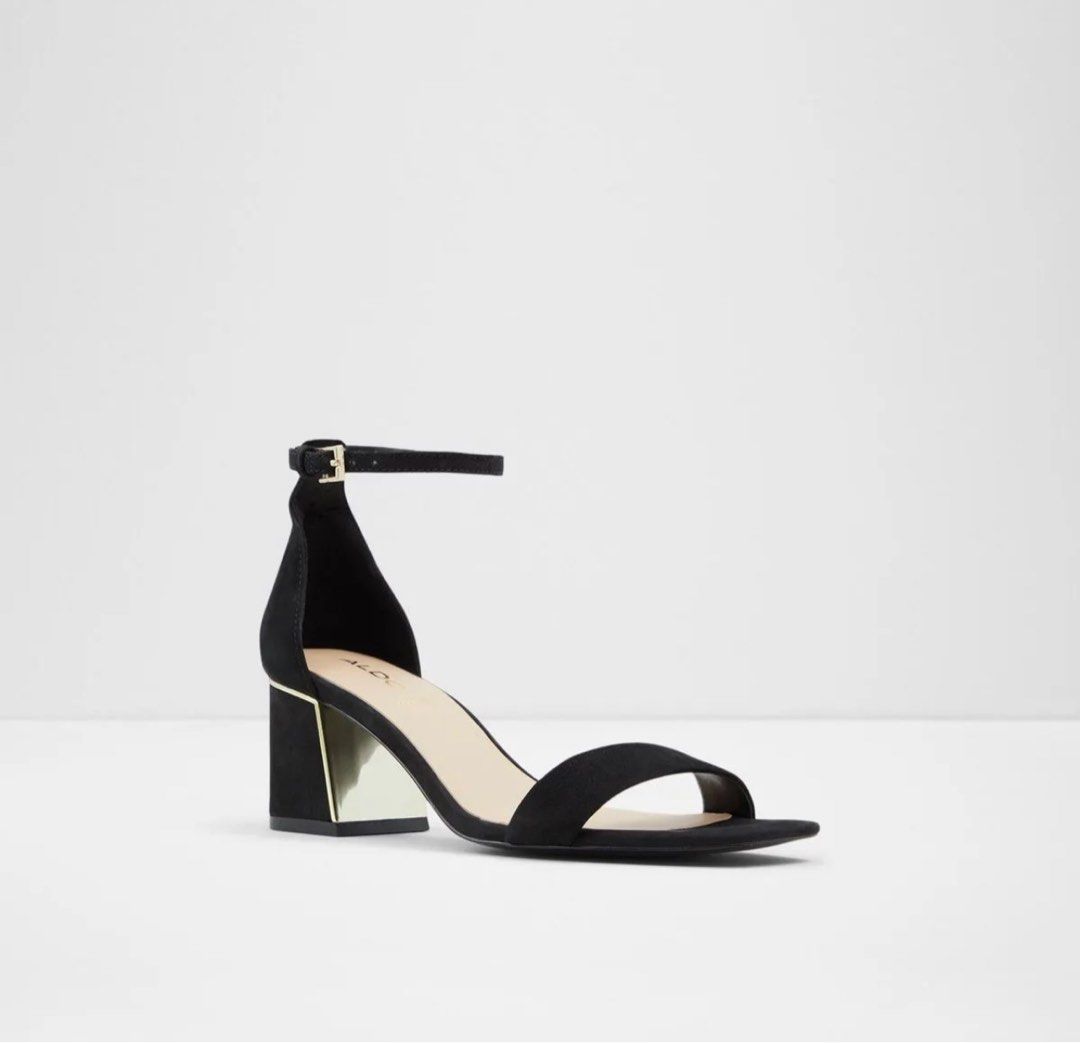 BNWT 37 Aldo Kedeaviel Women s Block Heels in black Size 27
