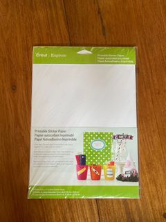 Cricut Explore Printable Sticker Paper 12 Sheets [BRAND NEW SUPER SALE] 