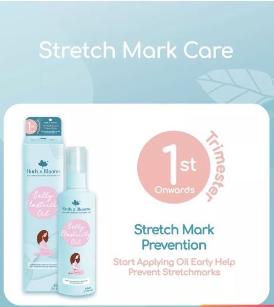 Tiny Buds Buds and Blooms Belly Elasticity Oil, Babies & Kids