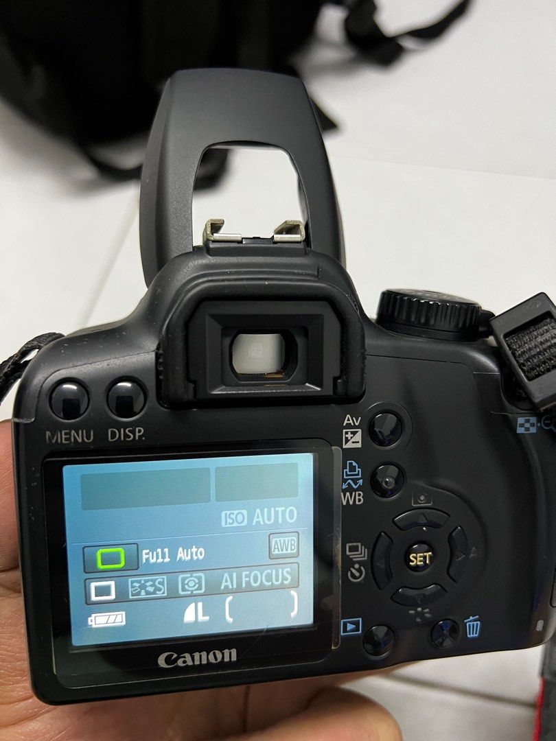 Canon 1000D Back Back View Of Canon 1000D Showing Display … Flickr ...