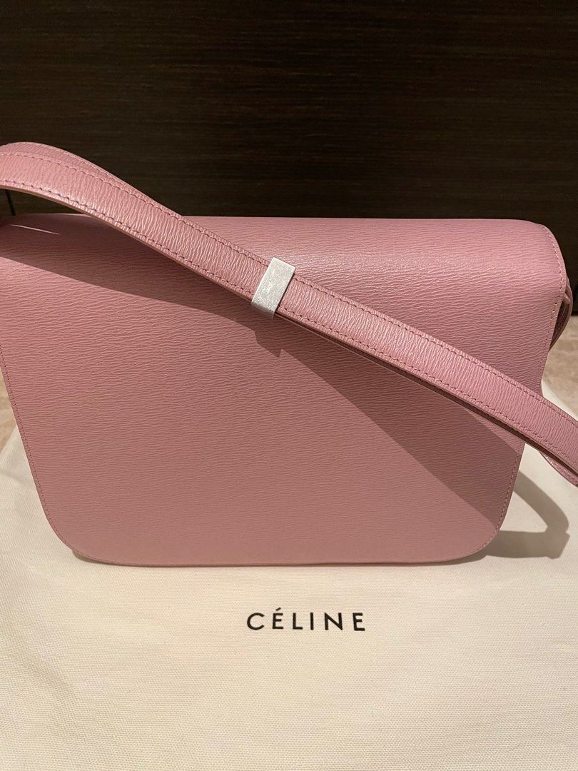 Celine Medium Classic Box In Grained Calfskin Luxury Bags Wallets on Carousell