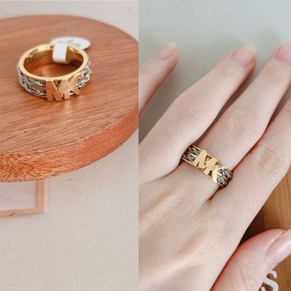 Cincin logo MK - ring with MK logo