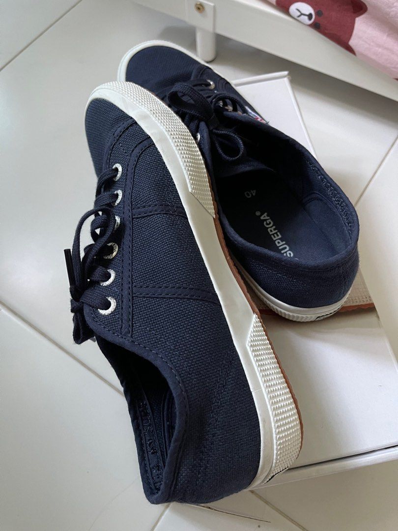 Superga navy blue sneakers top
