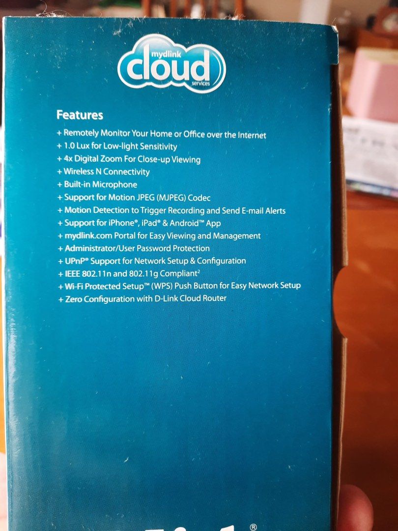 Cloud camera Dlink (Category: Networking) located in Singapore. Submitted by leow0069 (Listing ID 1200242381, Image 3). Description: .