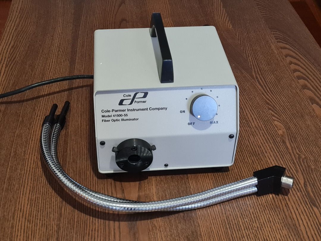 Cole Parmer Fiber Optic Illuminator Model 41500-55 scientific lab ...
