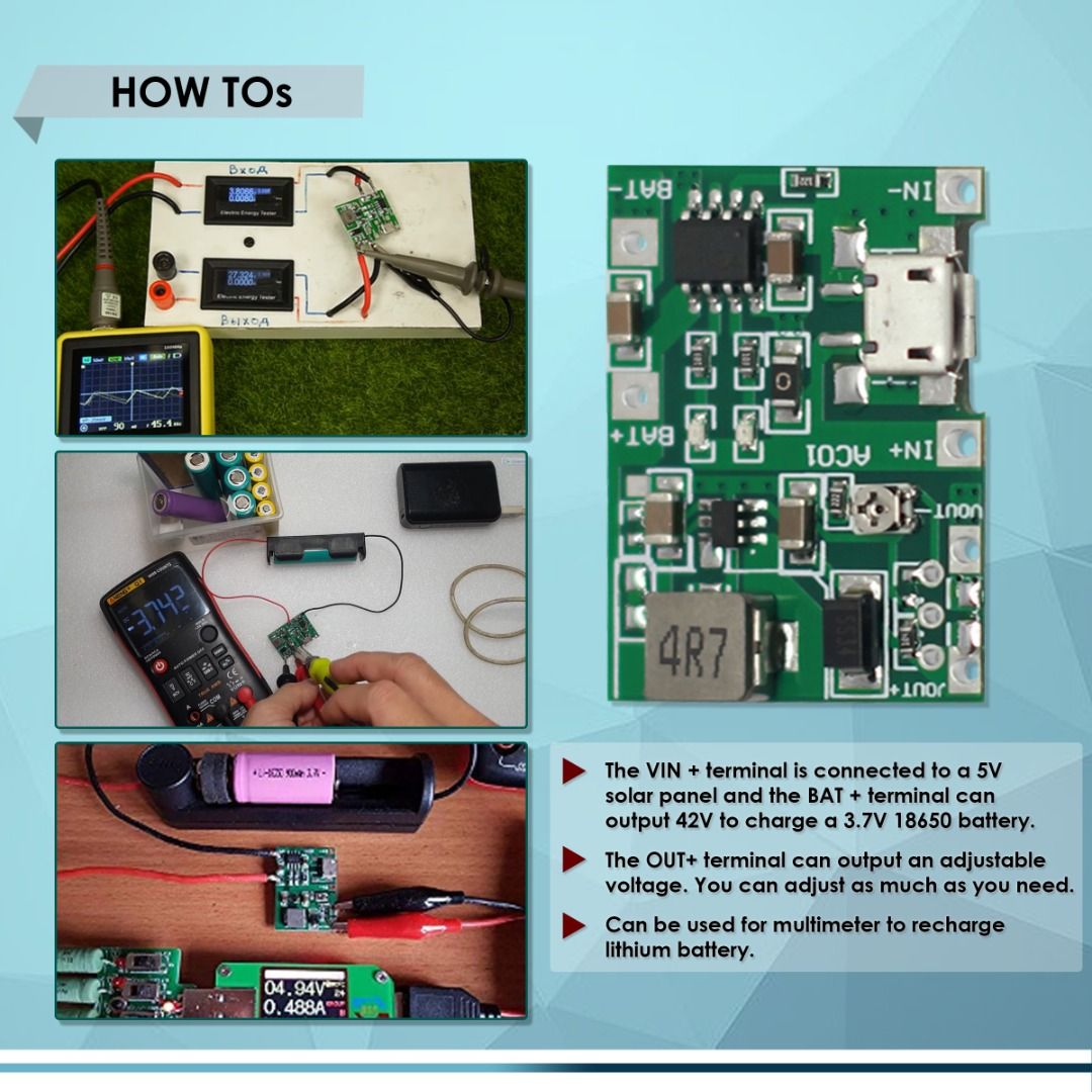 DCDC 3.7V to 5V 9V 12V 2A, BEST FOR 18650 LITHIUM BATTERY CHARGER