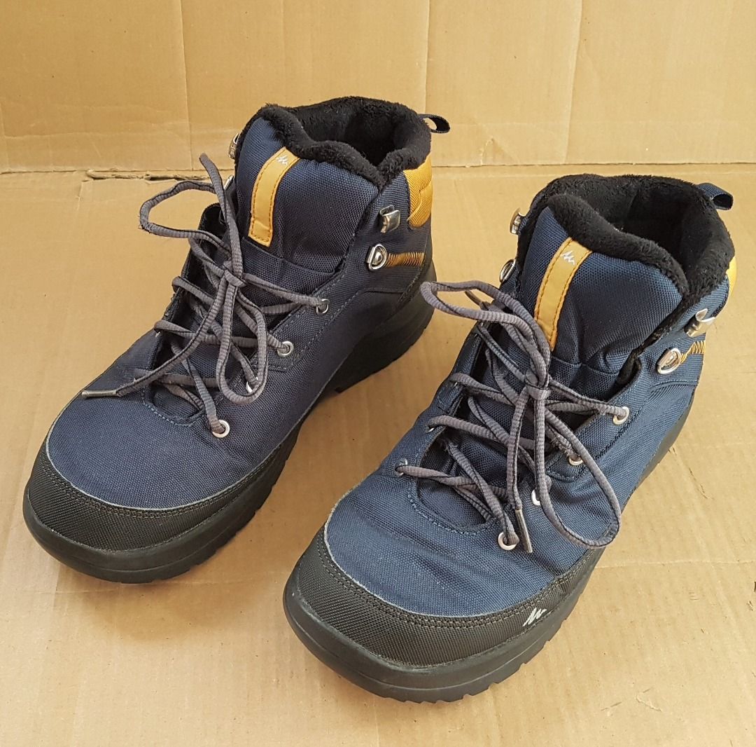 Decathlon Warm Waterproof Hiking Boots Decathlon Outdoor Fashion Shoes US 9 UK 8.5 Euro 43 Tactical Footwear Designer Ankle High Shoes