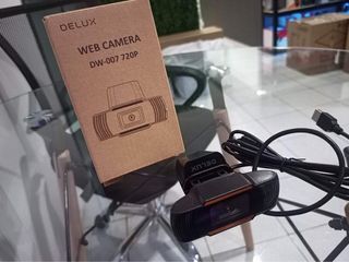 ORIGINAL‼️Delux DW-007 720P Web Camera with Mic