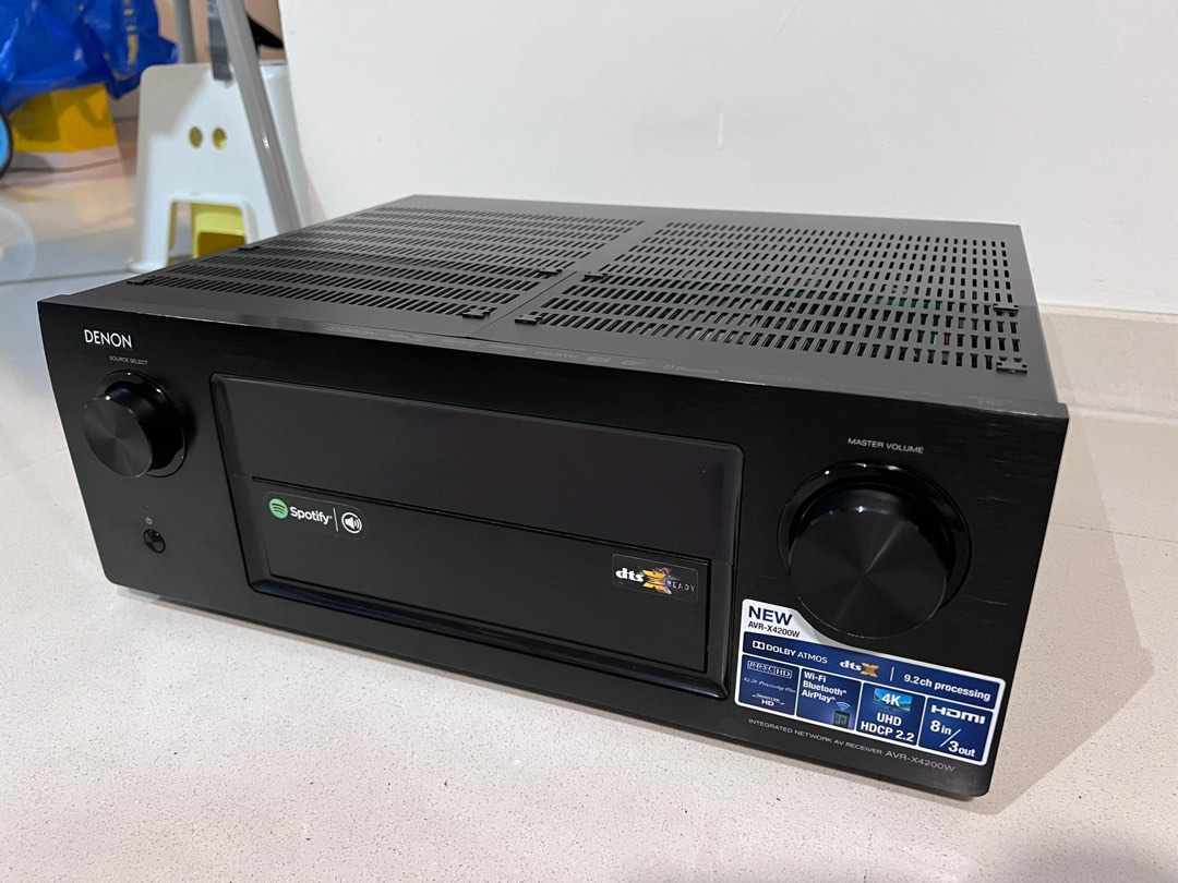 DENON AVRX4200W AV Receiver, 7.2 Channel, 235 Watt, Audio, Soundbars