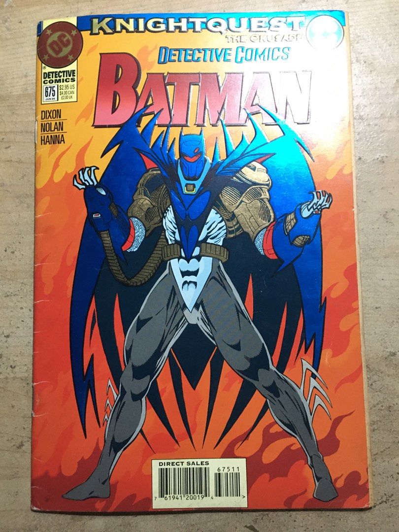 Detective Comics, #675 Batman (Knightquest: The Crusade), Hobbies & Toys,  Books & Magazines, Comics & Manga on Carousell