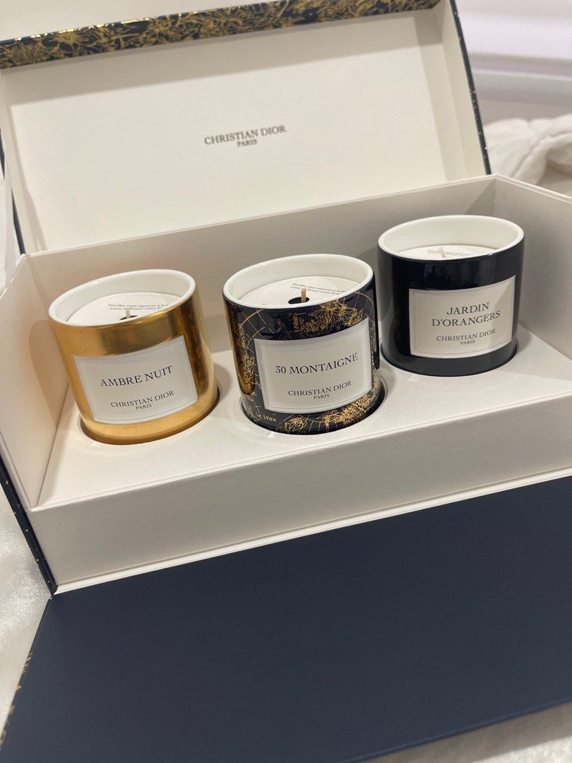 Dior Holiday Candle Set (Limited Edition) ON HAND, Beauty & Personal