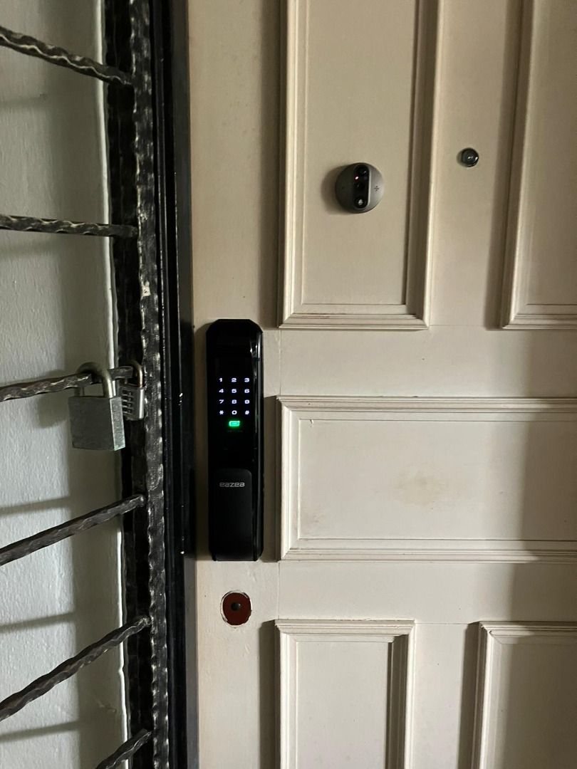 [Door Lock] Replace Existing Thumbpress Lock Handle to Eazea Digital