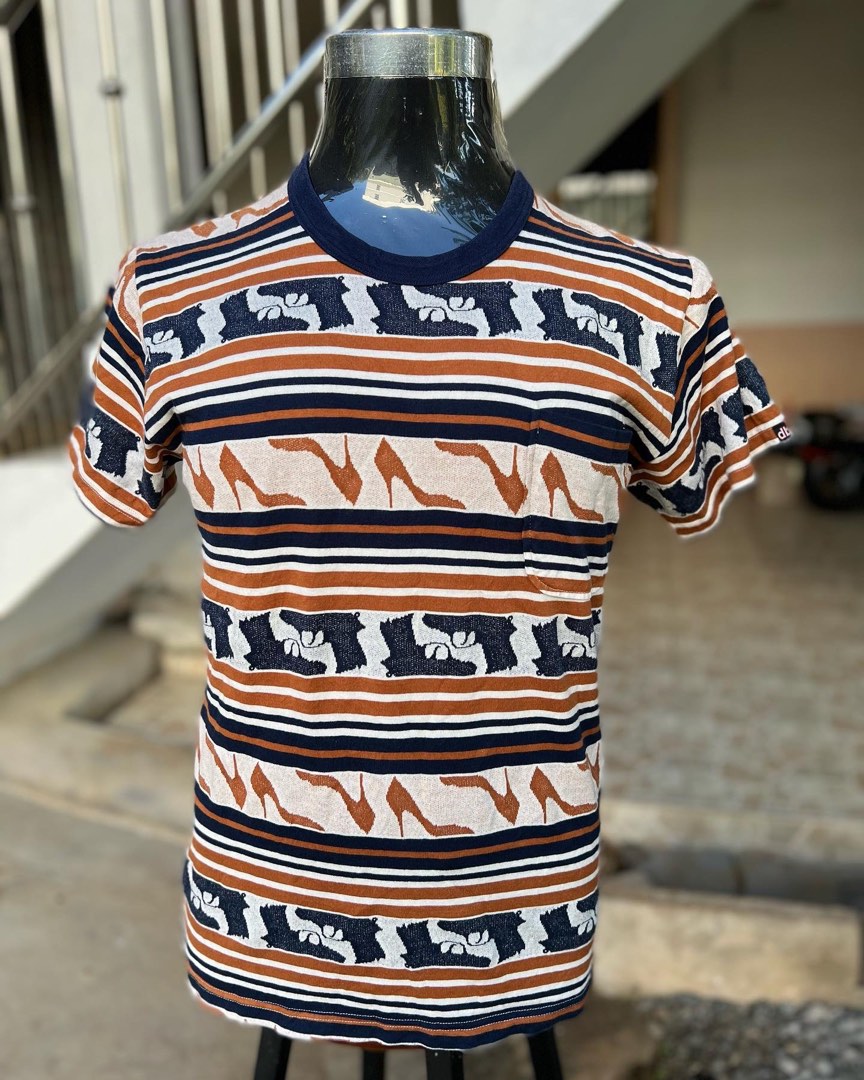 Dry Bones Japan Stripes Tshirt, Men's Fashion, Tops & Sets, Tshirts