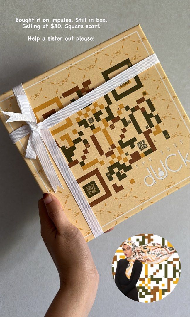 dUck QR code, Women's Fashion, Muslimah Fashion, Hijabs on Carousell