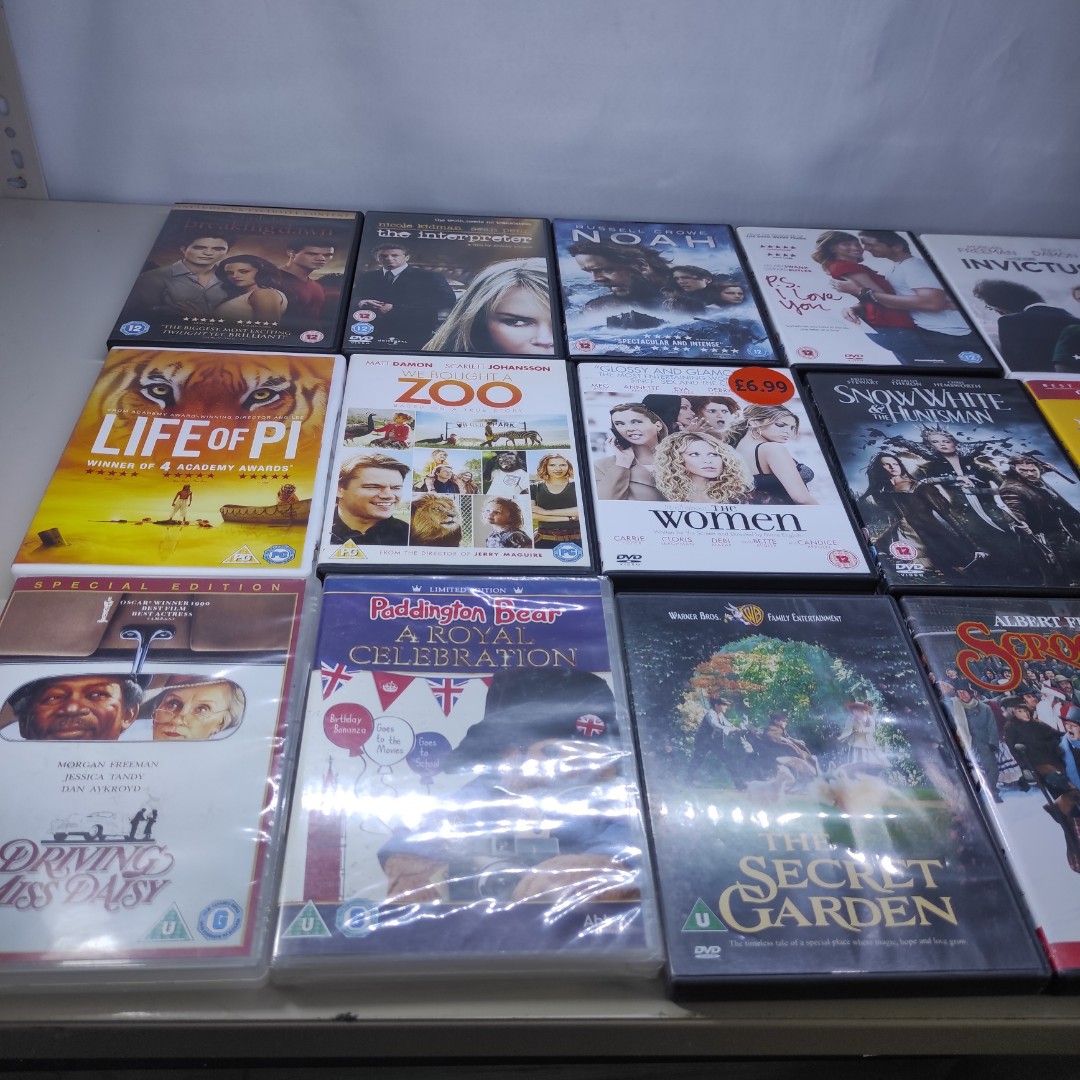 DVD movies from the UK All original classic and blockbusters 245 each