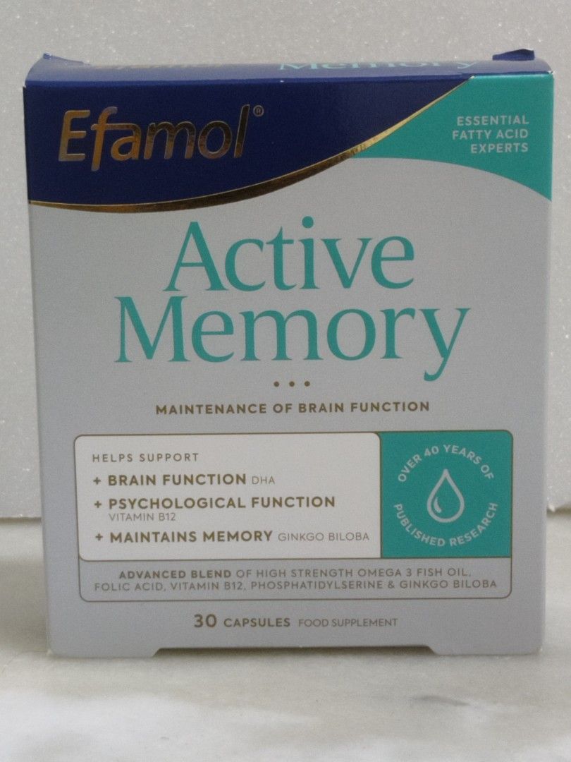 Efamol Active Memory 30 capsules, Health & Nutrition, Health
