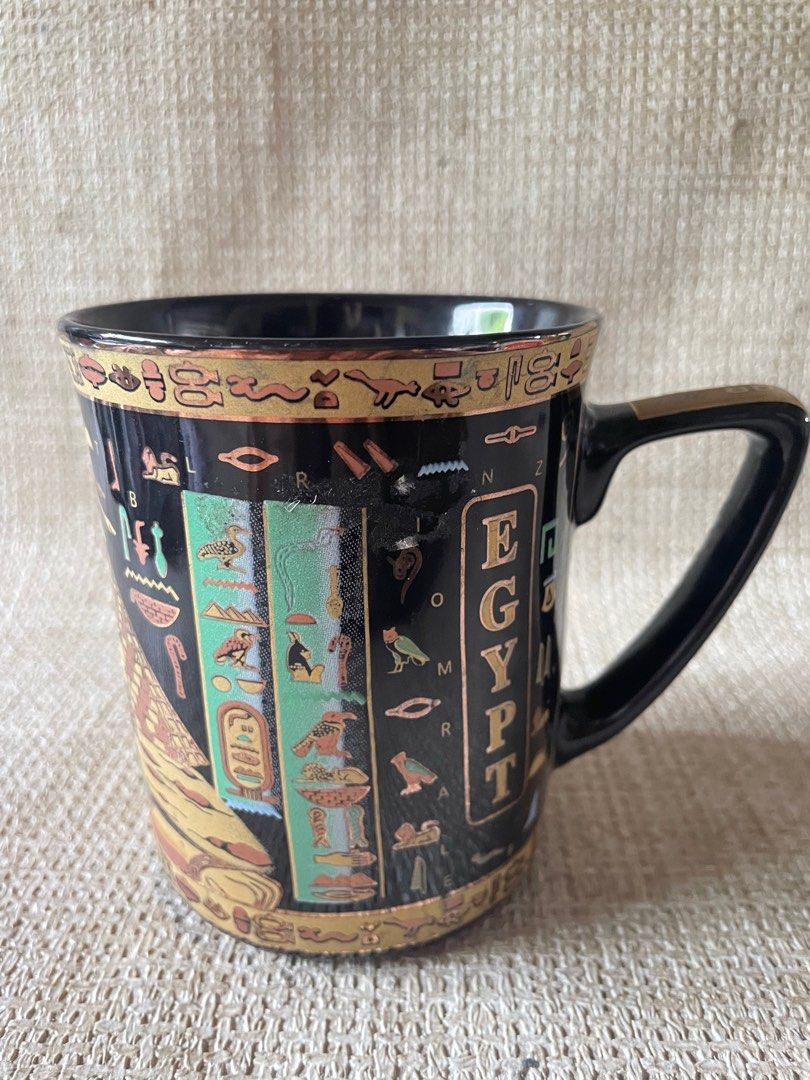 Egyptian Collectible Mug made in egypt, Furniture & Home Living